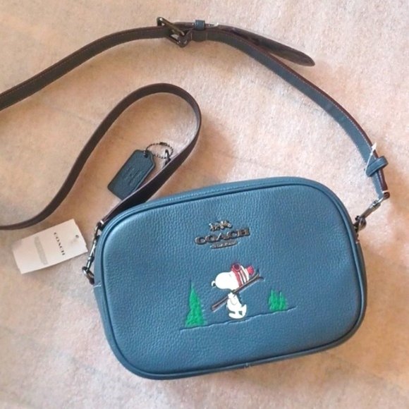 Coach Handbags - SOLD - NEW Coach X Peanuts Jamie Camera Bag With Snoopy Ski Motif
